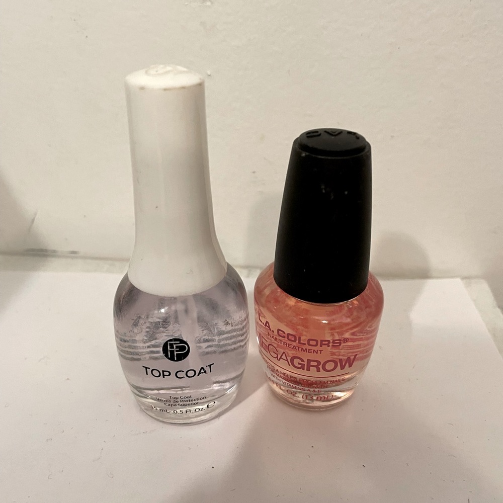 MEGA GROW/ TOP COAT NAIL POLISH